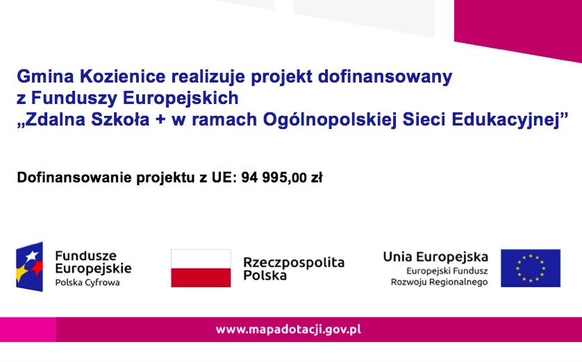 „Zdalna Szkoła – wsparcie Ogólnopolskiej Sieci Edukacyjnej w systemie kształcenia zdalnego”